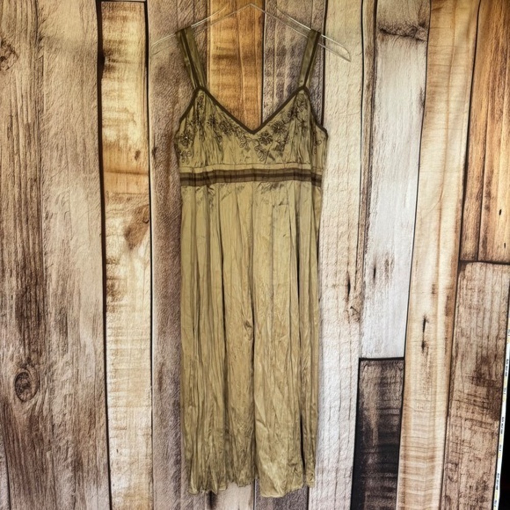 Robin Onez Silk Dress RH Mocha Coquette Romantic Feminine Timeless Size‎ 10 NWT